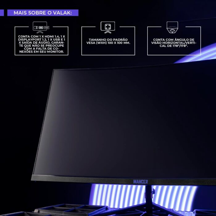 Monitor Gamer Mancer Valak Z180H - Image 5