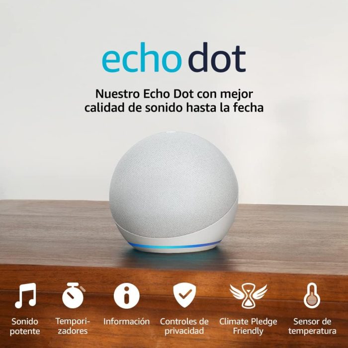 Echo Dot (5.ª generación, modelo de 2022) | Altavoz inteligente wifi y Bluetooth con Alexa