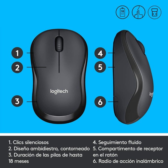 Logitech M220 SILENT rato sem fio - Image 3