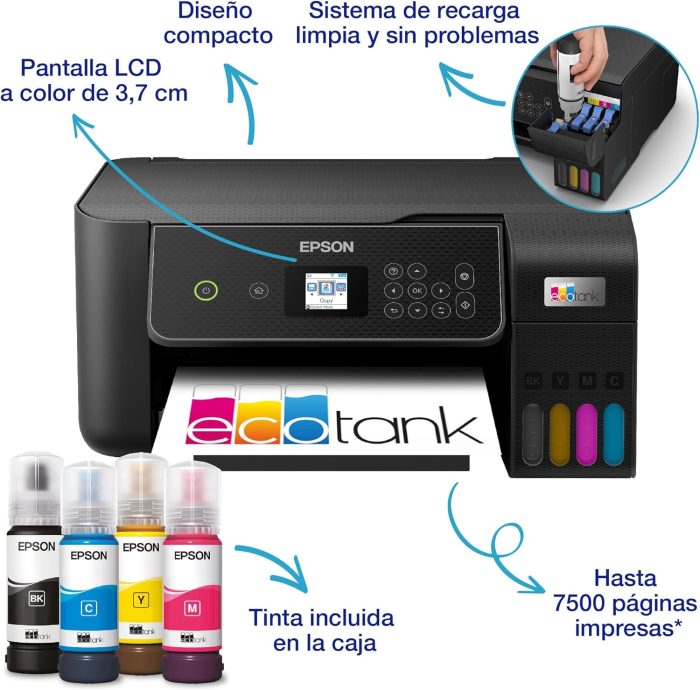 Impressora multifunções EcoTank ET-2870 - Image 4